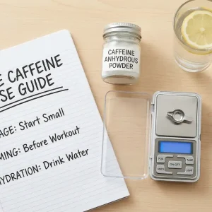 How to Use Caffeine Anhydrous Safely: Dosage, Timing & Hydration Guide
